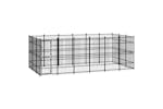 Vidaxl 3097977 Outdoor Dog Kennel Steel 16.59 M2