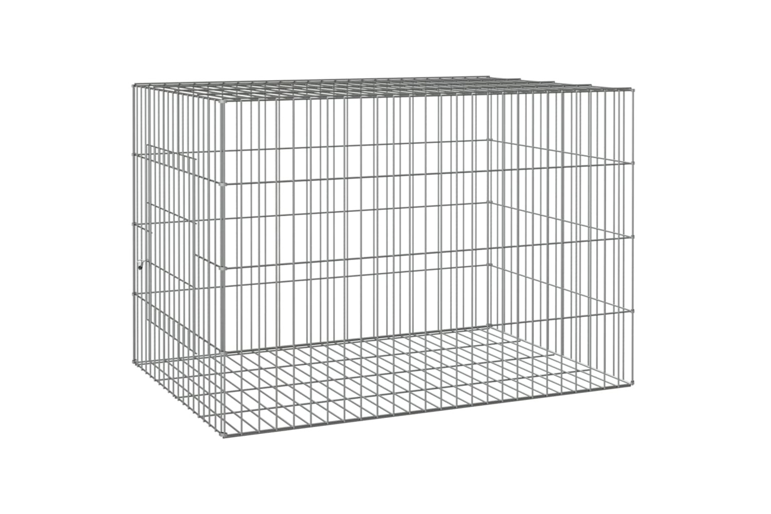vidaXL 171567 Rabbit Cage 78x54x54cm Galvanised Iron
