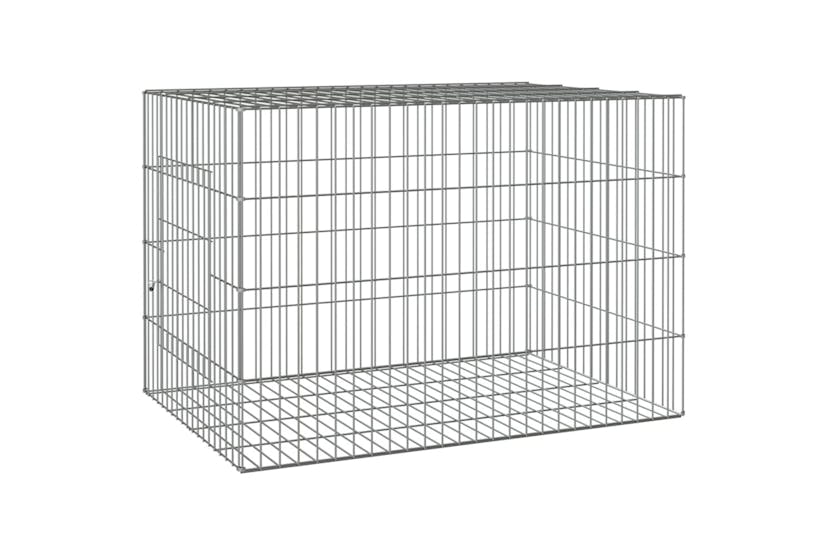 Vidaxl 171567 Rabbit Cage 78x54x54 Cm Galvanised Iron