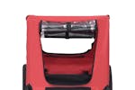 Vidaxl 92594 Pet Bike Trailer Red And Black