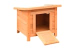Vidaxl 170640 Cat House Solid Pine & Fir Wood 50x46x43.5 Cm