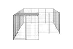 Vidaxl 3082206 Dog Kennel Black 8.47 M2 Steel