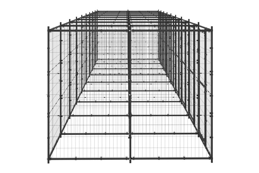 Vidaxl 3082267 Outdoor Dog Kennel Steel 21.78 M2