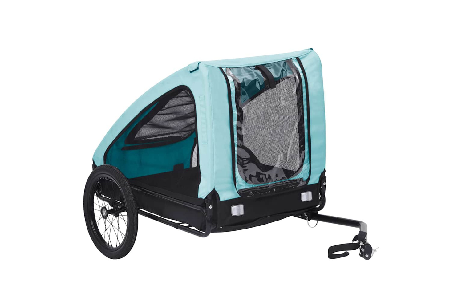 Vidaxl Pet Bike Trailer Blue And Black