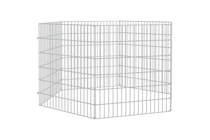 Vidaxl 171573 6-panel Rabbit Cage 54x60 Cm Galvanised Iron