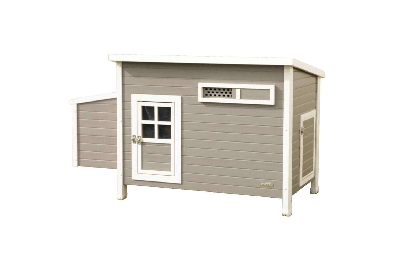 Kerbl 423474 Eco Chicken Pen Barney Plastic 137x73x83 Cm Grey And White