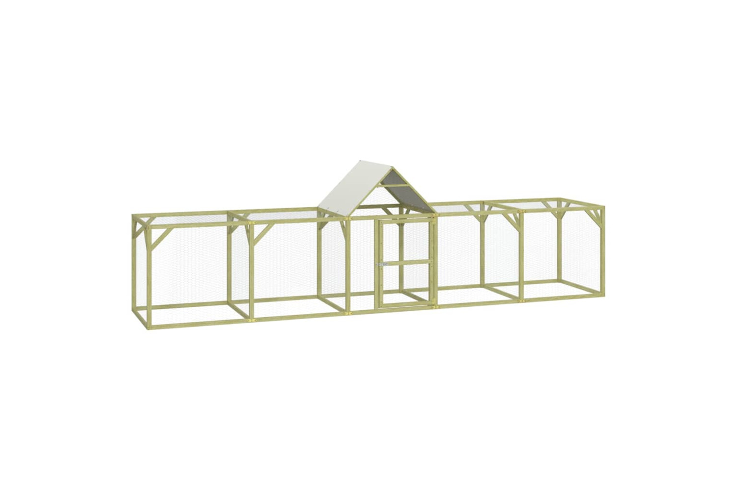 vidaXL 3102983 Chicken Coop 500x100x150cm Impregnated Solid Wood Pine