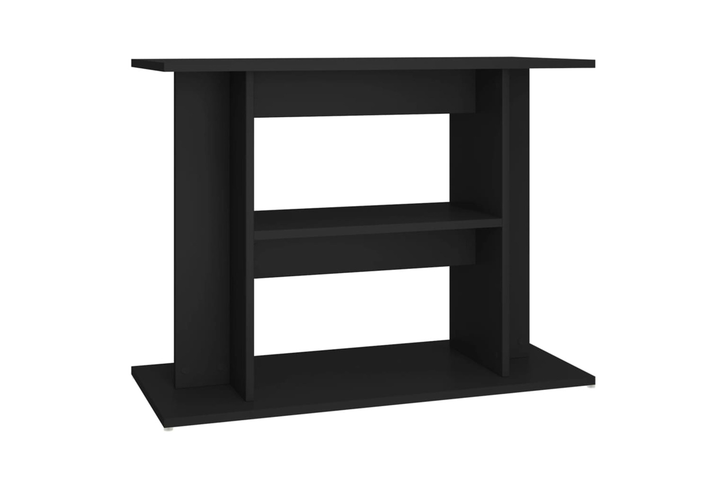 vidaXL 833576 Aquarium Stand Black 80x35x60cm Engineered Wood