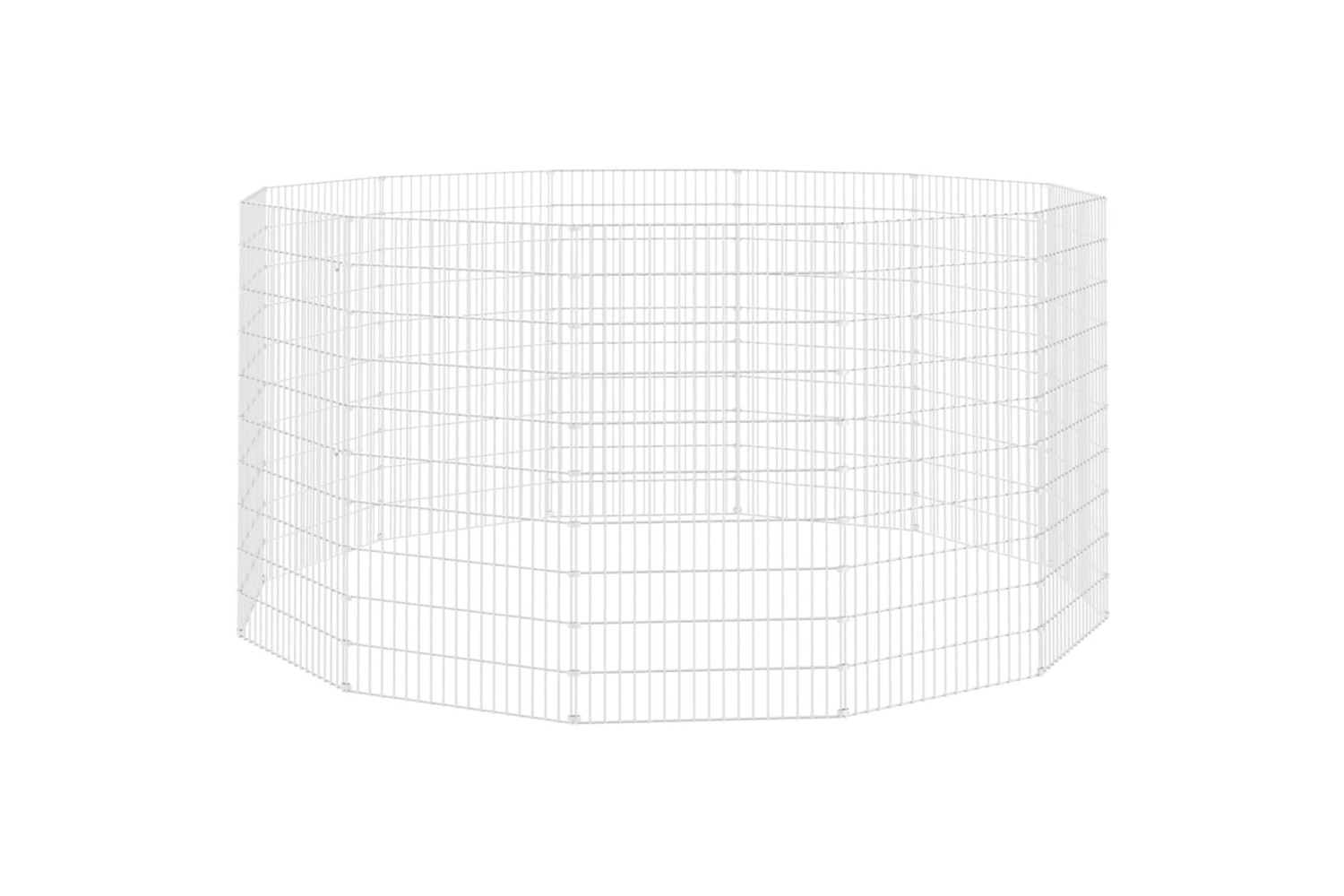 Vidaxl Free Range Animal Enclosure 12-panel 54x100 Cm Galvanised Iron