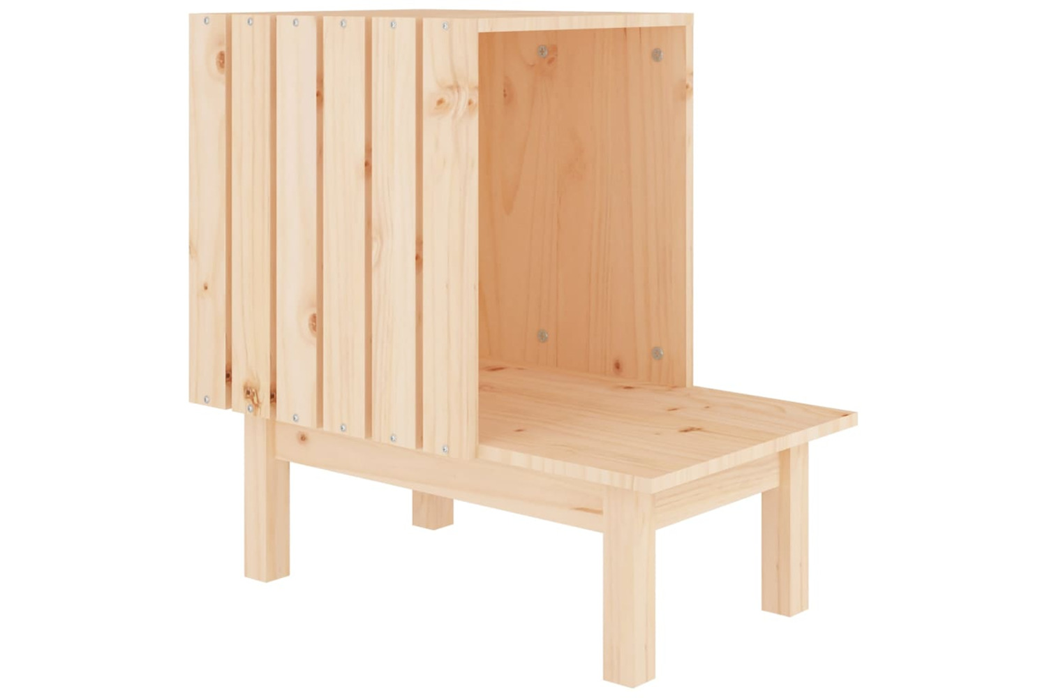 vidaXL 822452 Cat House 60x36x60cm Solid Wood Pine