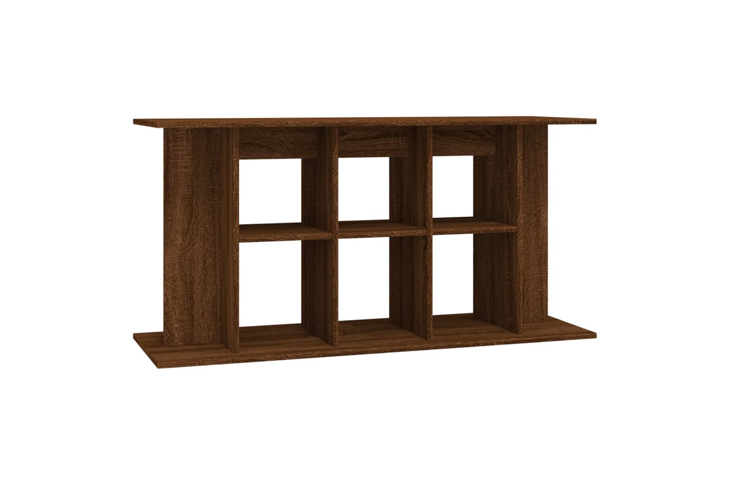 vidaXL 833598 Aquarium Stand Brown Oak 120x40x60cm Engineered Wood