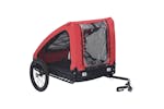 Vidaxl 92594 Pet Bike Trailer Red And Black