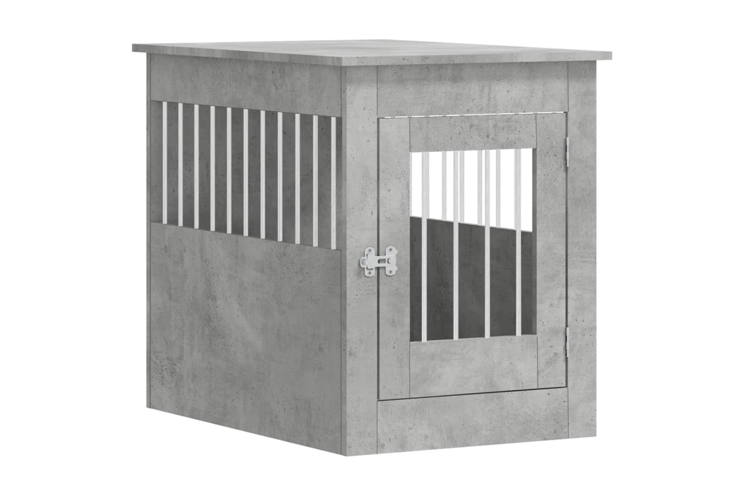 vidaXL 838326 Dog Crate Furniture Concrete Grey 55x80x68cm Engineered Wood