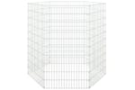 Vidaxl 171581 6-panel Rabbit Cage 54x100 Cm Galvanised Iron