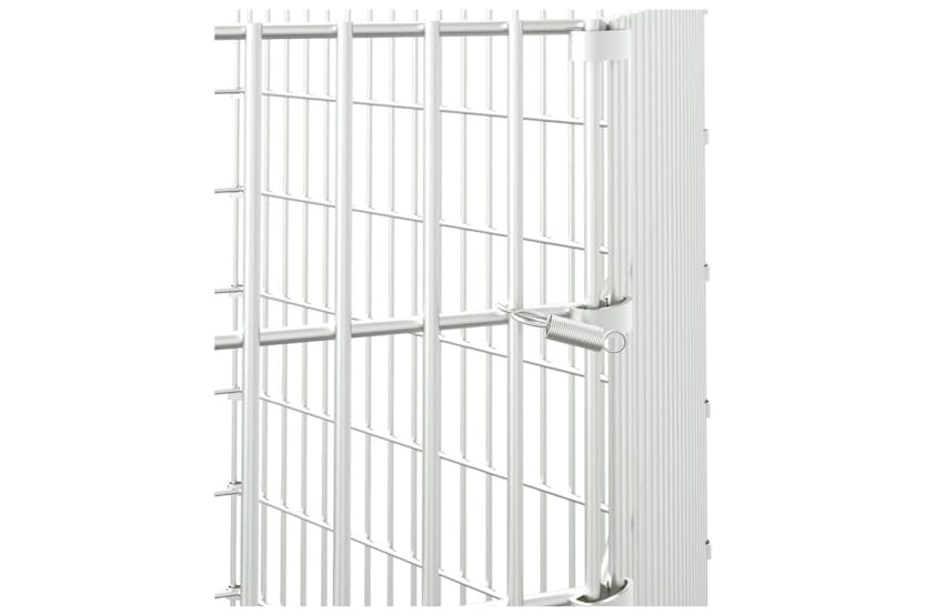 Vidaxl 171581 6-panel Rabbit Cage 54x100 Cm Galvanised Iron