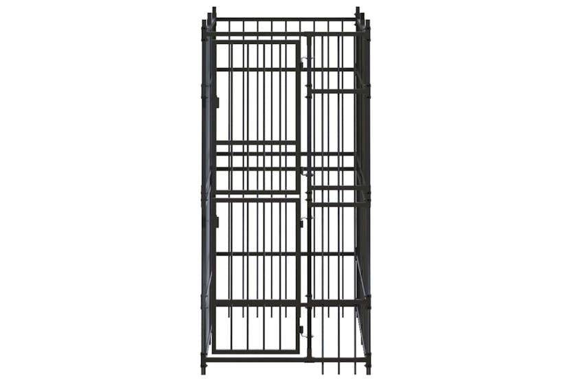 Vidaxl 171472 Outdoor Dog Kennel Steel 1.84 M2