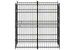 Vidaxl 171472 Outdoor Dog Kennel Steel 1.84 M2