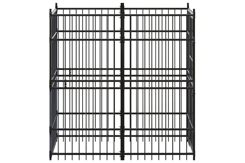 Vidaxl 171472 Outdoor Dog Kennel Steel 1.84 M2