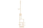 Vidaxl 171714 Floor To Ceiling Cat Tree Cream 268.5-294.5 Cm