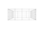 Vidaxl 3082320 Outdoor Dog Kennel Galvanised Steel 33.88 M2