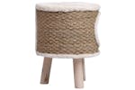 Vidaxl 170970 Cat House With Wooden Legs 41 Cm Seagrass