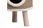 Vidaxl 170970 Cat House With Wooden Legs 41 Cm Seagrass