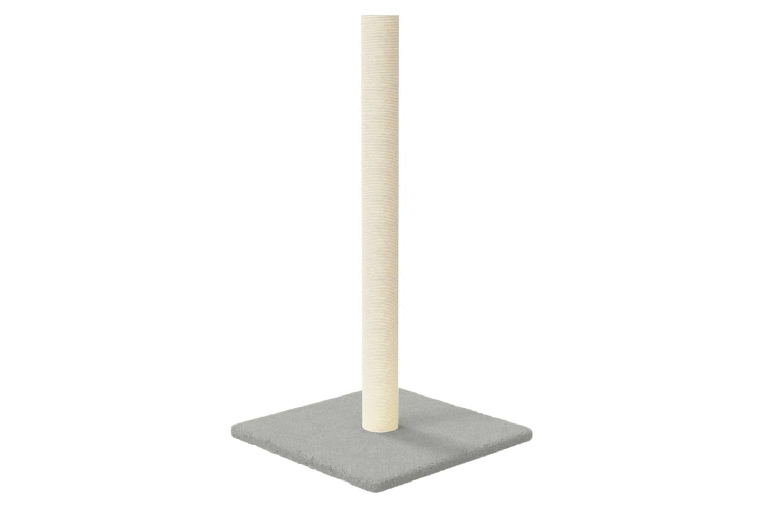vidaXL 171679 Cat Scratching Post Light Grey 35x35x70cm