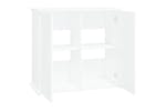 Vidaxl 833623 Aquarium Stand White 81x36x73 Cm Engineered Wood