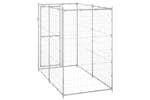 Vidaxl 150801 Outdoor Dog Kennel Galvanised Steel 110x220x180 Cm