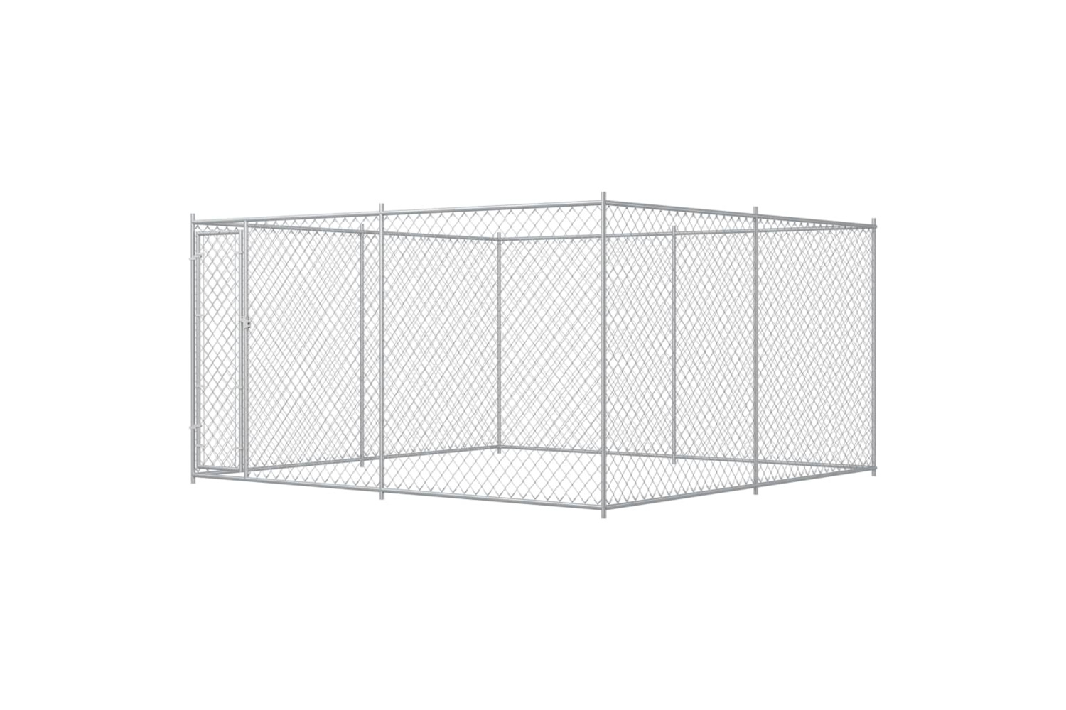 Vidaxl Outdoor Dog Kennel 383x383x185 Cm