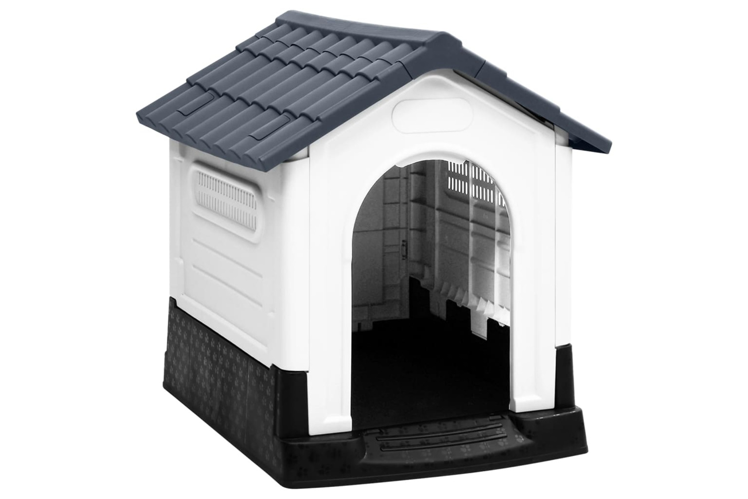 vidaXL 152228 Dog House Grey 57x68x66cm Polypropylene