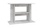 Vidaxl 833579 Aquarium Stand Concrete Grey 80x35x60 Cm Engineered Wood