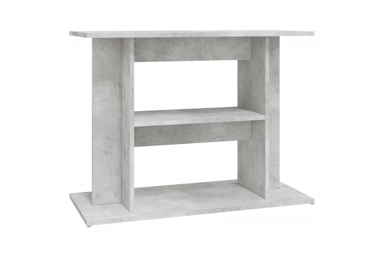 Vidaxl 833579 Aquarium Stand Concrete Grey 80x35x60 Cm Engineered Wood