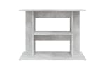 Vidaxl 833579 Aquarium Stand Concrete Grey 80x35x60 Cm Engineered Wood