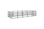 Vidaxl 3124601 Outdoor Dog Kennel Steel 9.38 M2