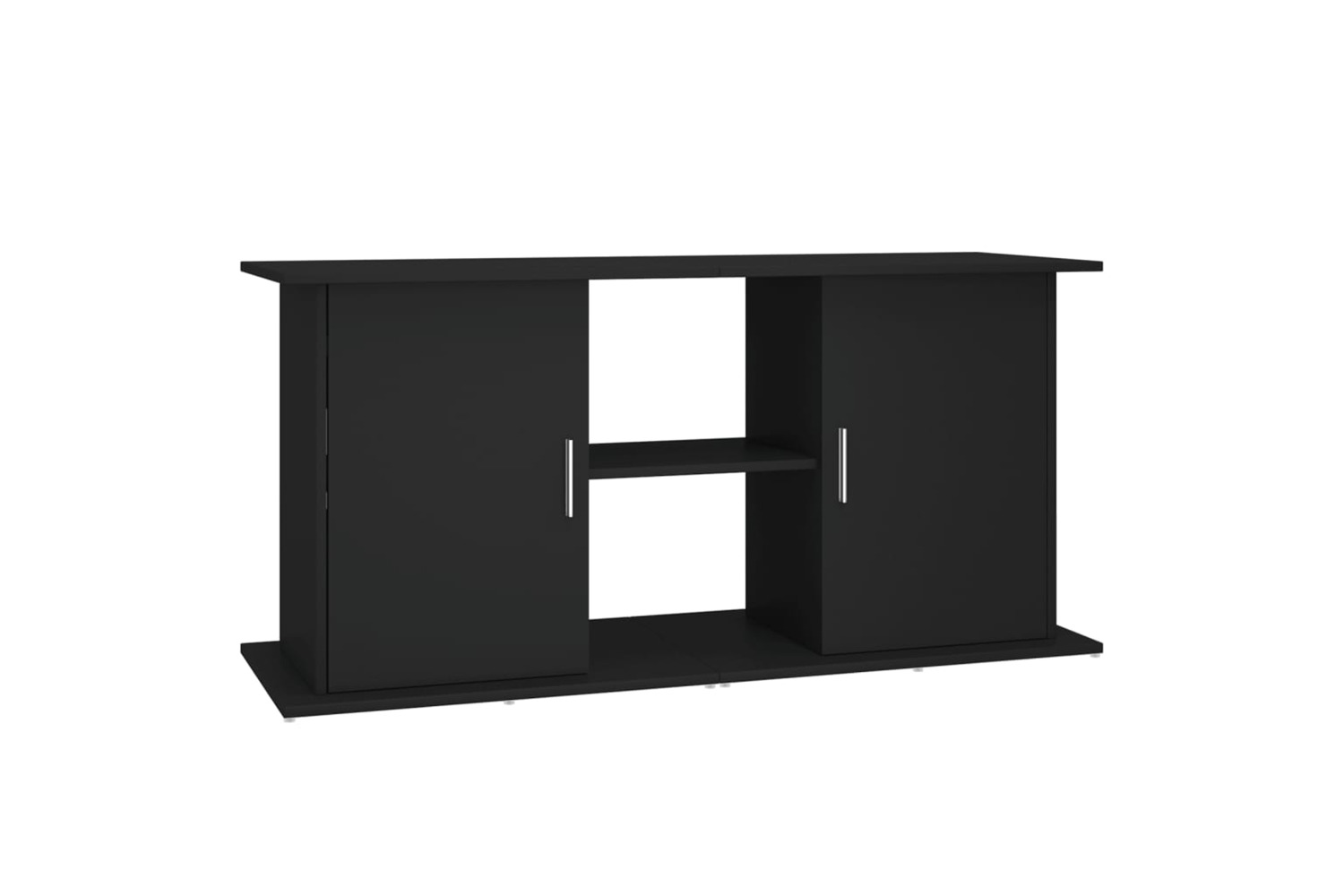 vidaXL 833616 Aquarium Stand Black 121x41x58cm Engineered Wood