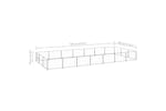 Vidaxl 3082139 Dog Kennel Silver 21 M2 Steel