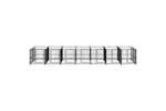 Vidaxl 3124584 Outdoor Dog Kennel Steel 13.14 M2