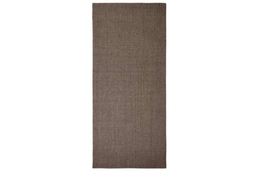 Vidaxl 3203446 Sisal Rug For Scratching Post Brown 66x150 Cm