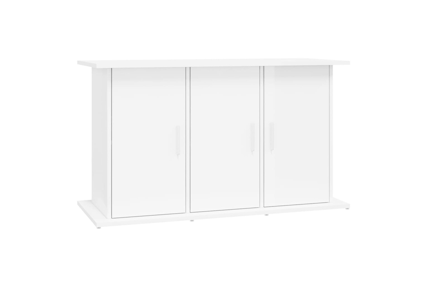 vidaXL 833633 Aquarium Stand High Gloss White 101x41x58cm Engineered Wood