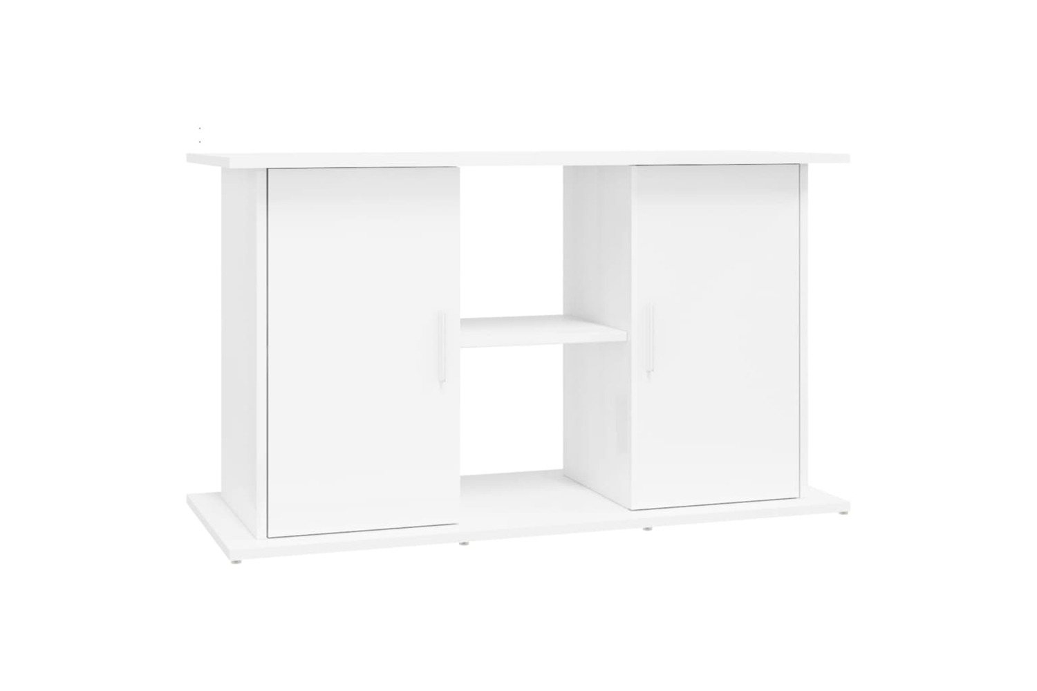 vidaXL 833609 Aquarium Stand High Gloss White 101x41x58cm Engineered Wood