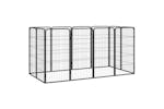 Vidaxl 3115959 12-panel Dog Playpen Black 50x100 Cm Powder-coated Steel