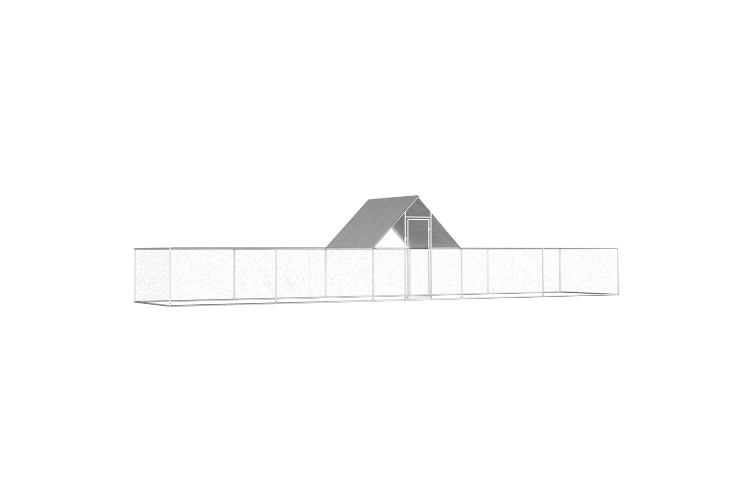 vidaXL 144563 Chicken Coop 10x2x2 M Galvanised Steel