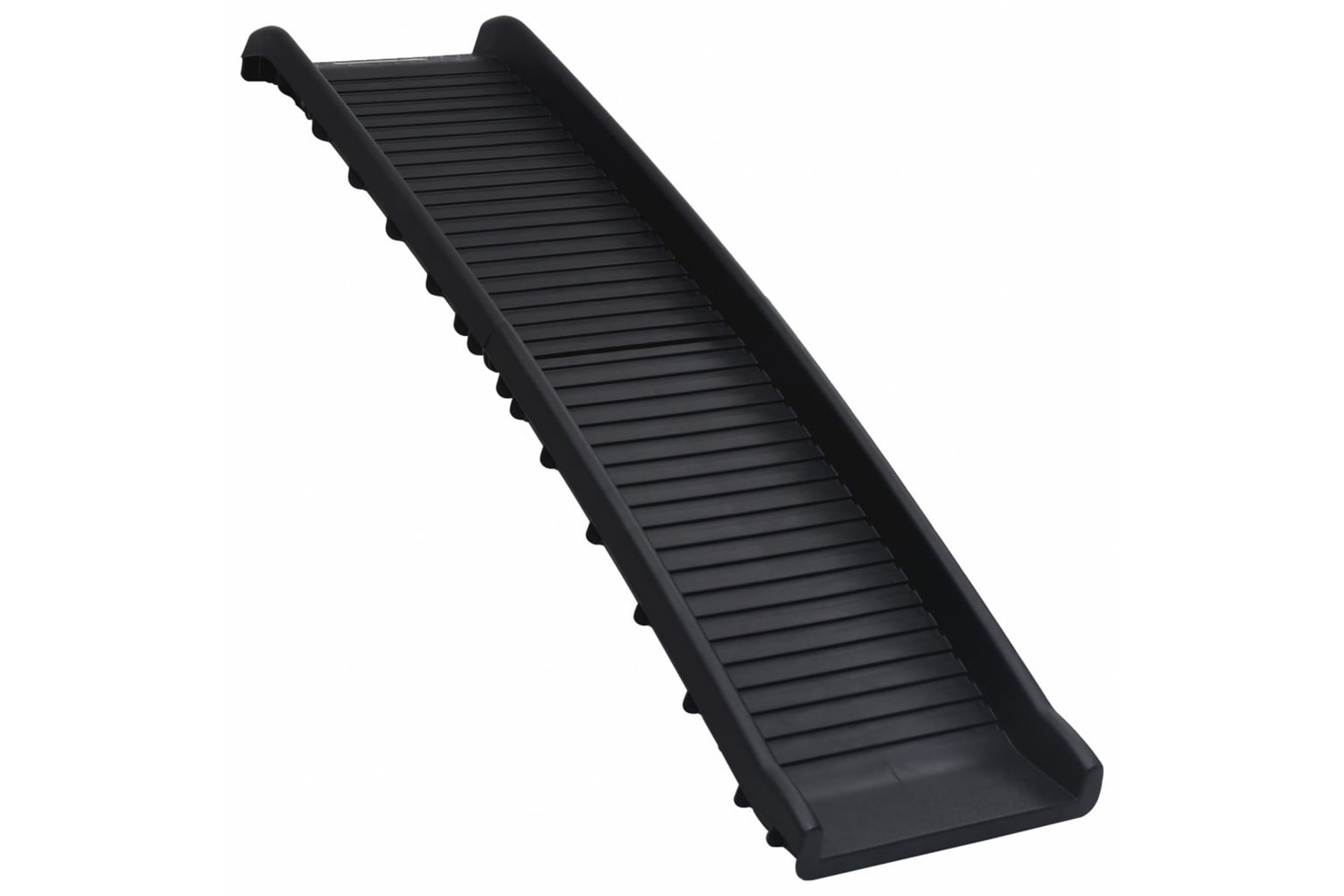 vidaXL 170987 Folding Dog Ramp Black 155.5x40x15.5cm