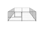 Vidaxl 3082112 Dog Kennel Black 10 M2 Steel