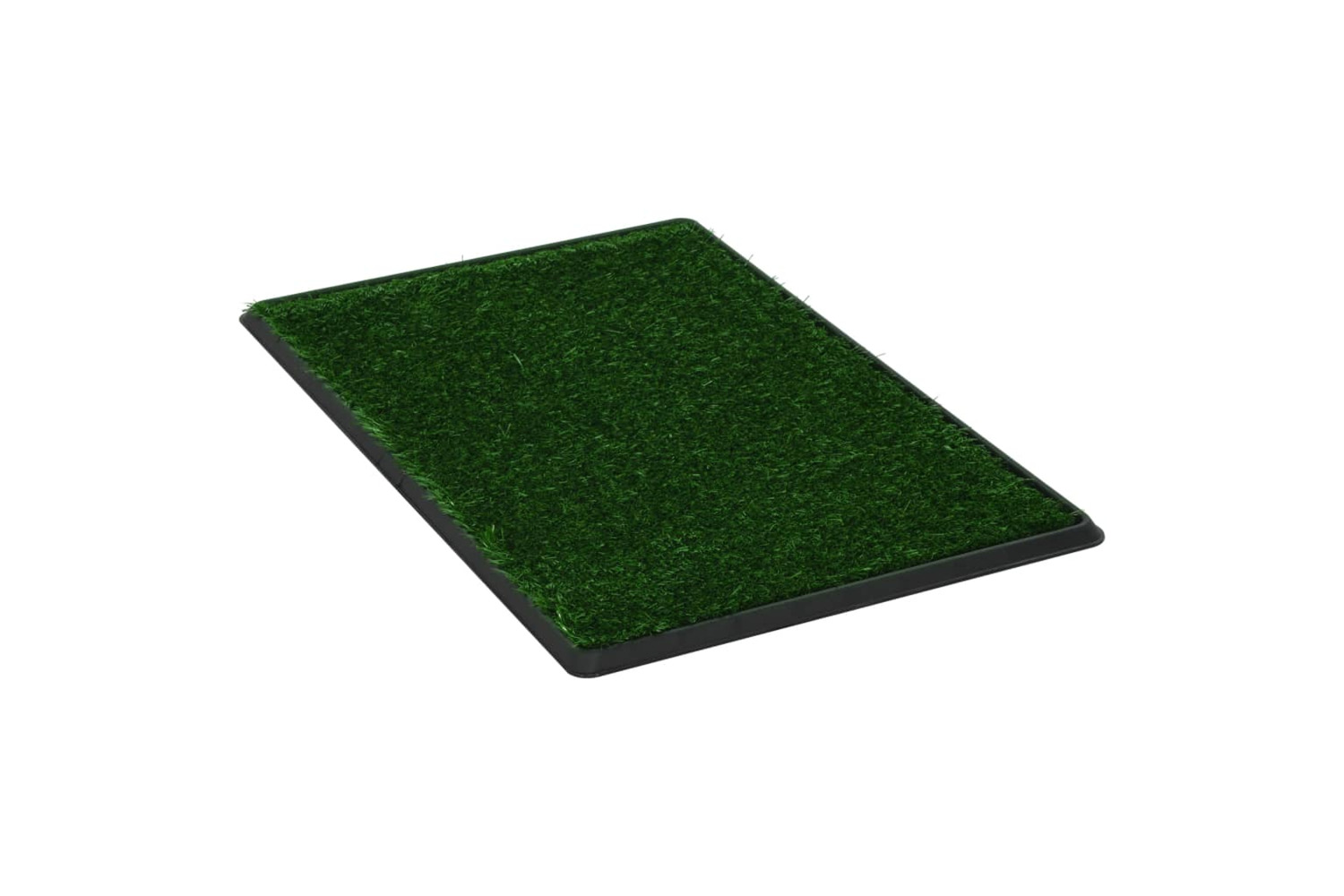 vidaXL 170769 Pet Toilet With Tray & Faux Turf Green 76x51x3cm Wc