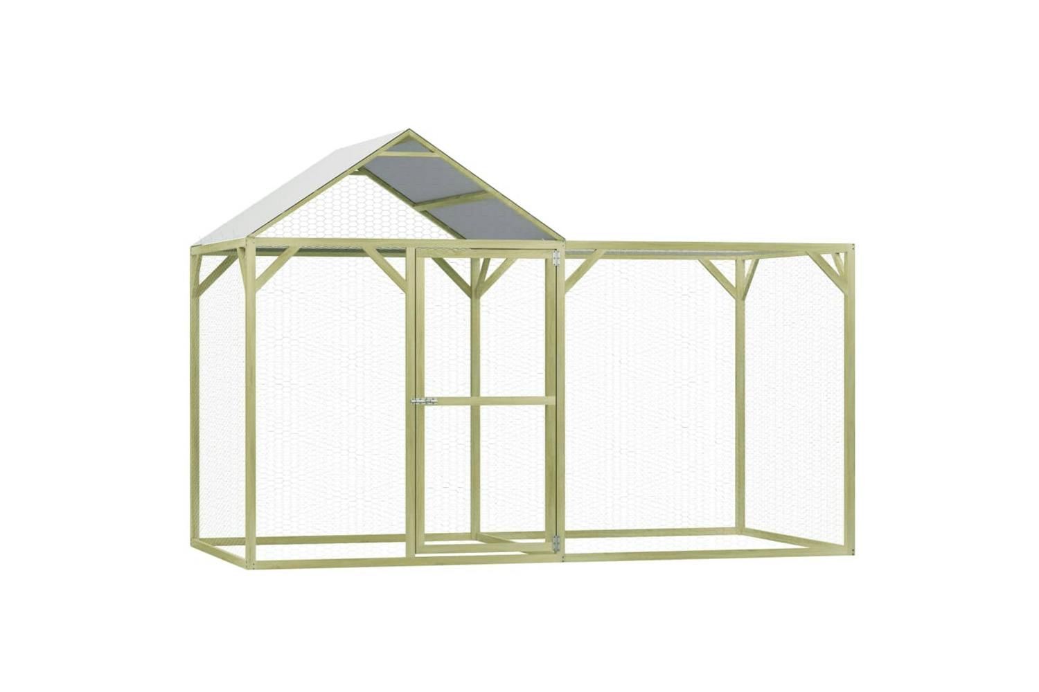 Vidaxl 278400 Chicken Cage 3x1.5x2 M Impregnated Pinewood