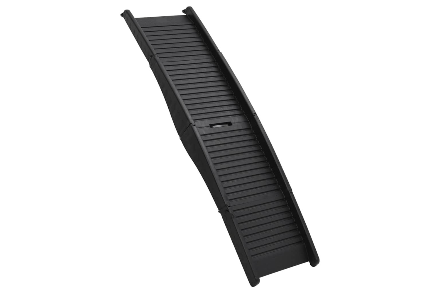 vidaXL 152231 Folding Dog Ramp Black 153x40x12.5cm Plastic