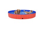 Vidaxl 92600 Foldable Dog Swimming Pool Red 200x30 Cm Pvc