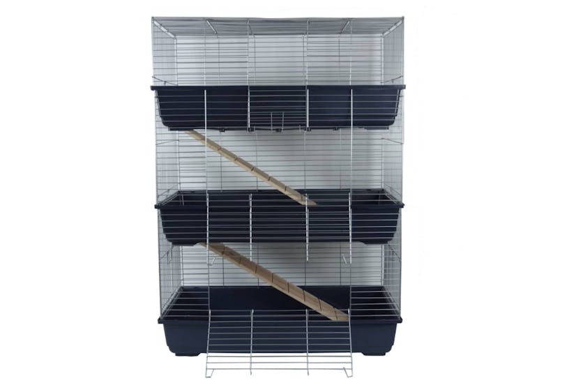 @pet 413746 3-layer Rabbit Cage Blue 80x44x120 Cm 25034